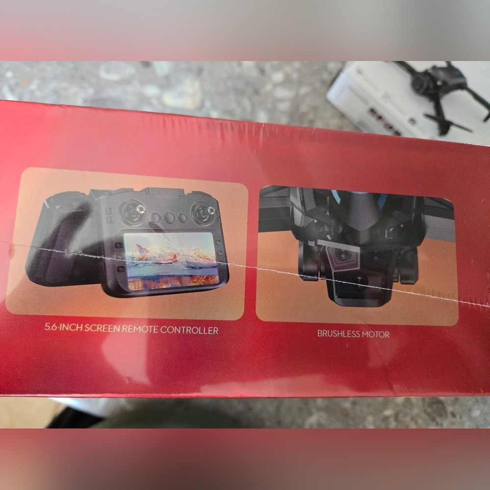 Red Drone Accessory Box with Icon Graphics - Picture 5 of 5